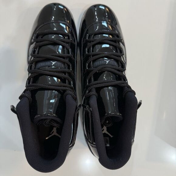 Size 15 Air Jordan 11 Mid TD Cleat Black Gamma Patent HM7324-001 Fast shipping main image 7